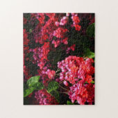 Pagode Bloemen Kleurrijk Rood en Roze Legpuzzel (Verticaal)