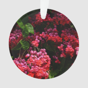 Pagode Bloemen Kleurrijk Rood en Roze Ornament