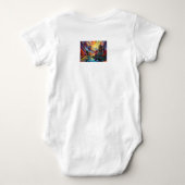 Pagode en gekleurd landschap romper (Achterkant)