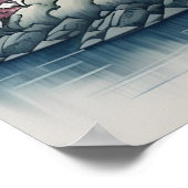 Pagode en Landschapslandschap Poster (Hoek)