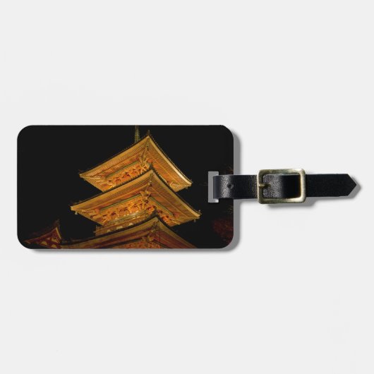 Pagode Japan Kyoto Bagagelabel (Voorkant horizontaal)