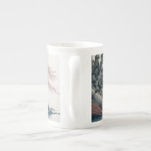 Pagode Landschap landschap Porselein Kop (Achterkant)