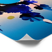 Pagode schilderij Japan gebouw zonsopgang zien er  Poster (Hoek)