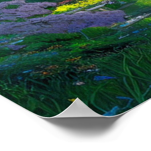 Pagode Sereniteit, Houten Oase Poster (Hoek)