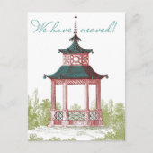 Pagode Wijziging van Adres Kaarten (Voorkant)