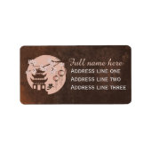 Pagodebloesem roze "Droom" Etiket (Voorkant)