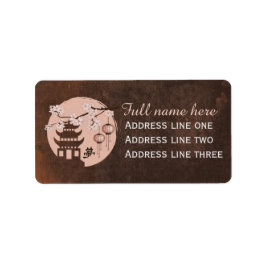 Pagodebloesem roze "Droom" Etiket