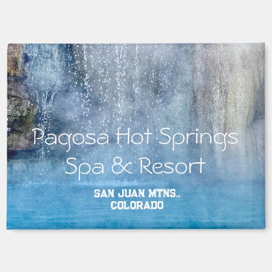 Pagosa Hot Springs Reismagneet Magneet (Voorkant)