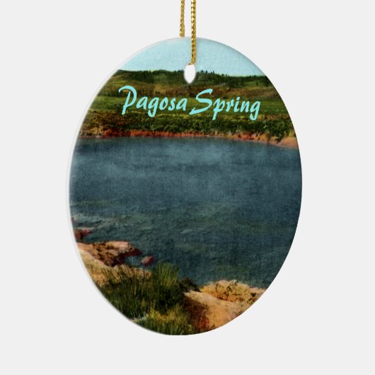 Pagosa Spring Keramisch Ornament (Rechts)