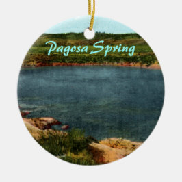 Pagosa Spring Keramisch Ornament