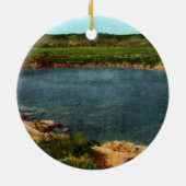 Pagosa Spring Keramisch Ornament (Achterkant)