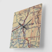 Pagosa Springs CO  Map Vierkante Klok (Hoek)