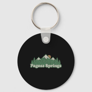 Pagosa Springs Colorado Co T-shirt vintage wandele Sleutelhanger