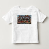 Pagosa Springs, Colorado - Grote letterscènes Kinder Shirts (Voorkant)