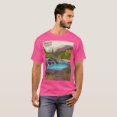 Pagosa Springs waar Natuur geneest actief T-shirt (Voorkant volledig)
