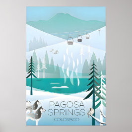 Pagosa Springs Zomerprint Poster