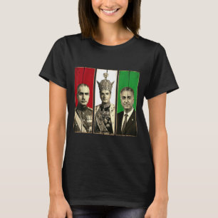 Pahlavi-dynastie drie generaties reza shahPahlavi T-shirt