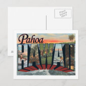Pahoa, HawaiiLarge Letter ScenesPahoa, HI Briefkaart (Voorkant / Achterkant)