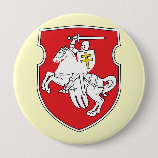 Pahonia, Wit-Rusland Ronde Button 4,0 Cm (Voorkant)