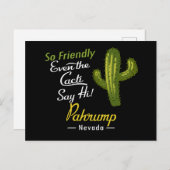 Pahrump Cactus Funny Retro Briefkaart (Voorkant / Achterkant)
