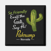 Pahrump Cactus Funny Retro Magneet (Voorkant)
