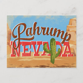 Pahrump Nevada Cartoon Desert Vintage Travel Briefkaart
