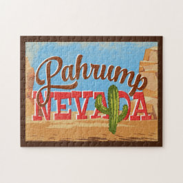 Pahrump Nevada Cartoon Desert Vintage Travel Legpuzzel