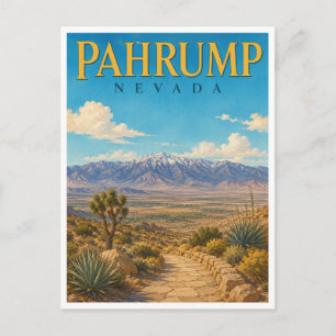 Pahrump Nevada Spring Mountains GeoSaga Briefkaart