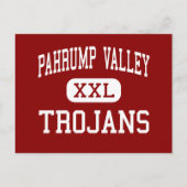 Pahrump Valley - Trojans - High - Pahrump Nevada Briefkaart (Voorkant)