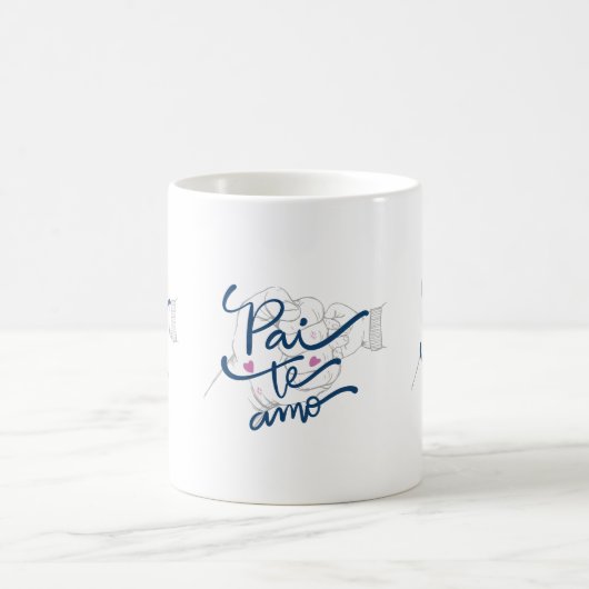 Pai Te Amo Portugees Papa Koffiekopje voor Vaders Koffiemok (Center)