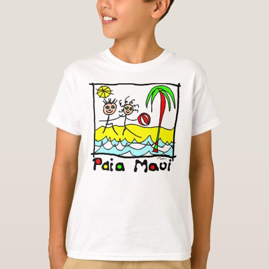 Paia Beach Maui T-shirt (Voorkant)