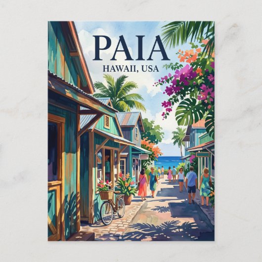 Paia USA Briefkaart (Voorkant)