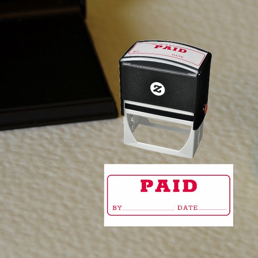 PAID Account Kantoor Simple Business-kas Zelfinktende Stempel