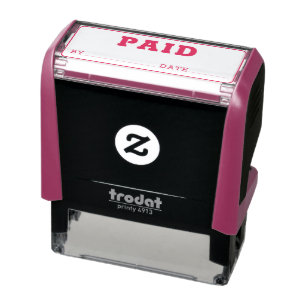 PAID Accounts Kantoor Business Chief Accountant Zelfinktende Stempel