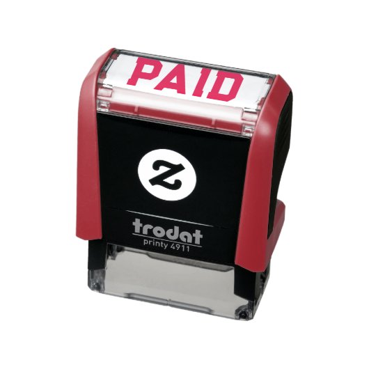 PAID Self-inking Stamp Zelfinktende Stempel (Product)