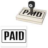 PAIDS RUBBERSTEMPEL (Gestempeld)