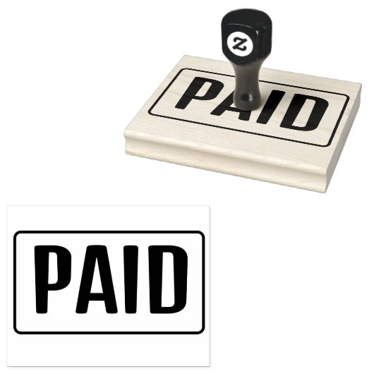 PAIDS RUBBERSTEMPEL (Gestempeld)