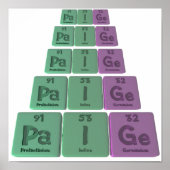 Paige als Protactinium Iodine Germanium Poster (Voorkant)