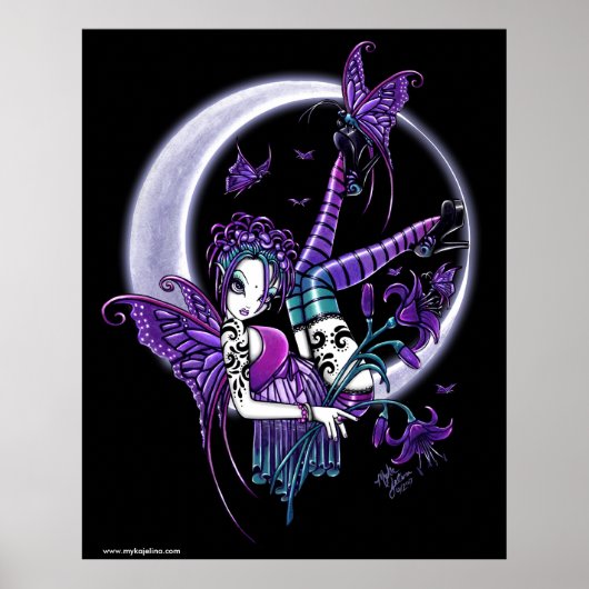 Paige Butterfly Moon Rainbow Fairy Poster (Voorkant)