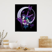 Paige Butterfly Moon Rainbow Fairy Poster (Keuken)