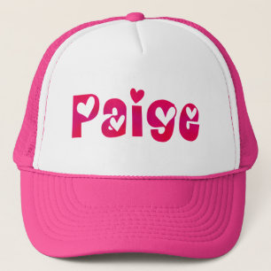 Paige in harten trucker pet