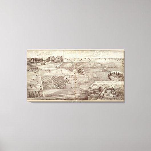 Paige & Morton ranch Canvas Afdruk (Voorkant)