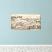 Paige & Morton ranch Canvas Afdruk (Insitu (Houten vloer))