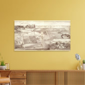 Paige & Morton ranch Canvas Afdruk (Insitu (Woonkamer))