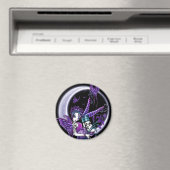 "Paige" regenboog vlinder maan fee magneet (Insitu (Vaatwasser))