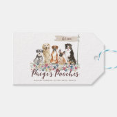 Paige's Pooches Cadeau Label Cadeaulabel (Voorkant (Horizontaal))