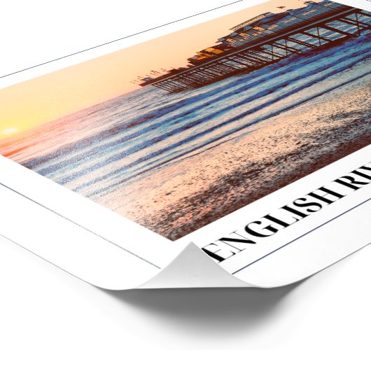 Paignton Pier, Engelse Riviera, Devon Foto Afdruk (Hoek)