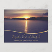 Paignton-Uitzicht op Sunset Torbay Devon England Briefkaart (Voorkant)