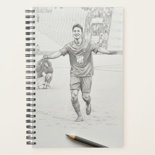 Paik Potlood Tekening Planner – Birmingham City FC (Voorkant)