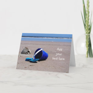Pail en Shovel op het strand Kaart